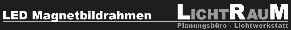 LED Magnetbildrahmen Flächenlicht